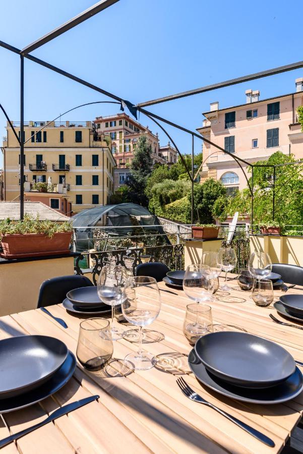 Esclusivo 130 Mq + Terrazzo Via San Vincenzo Apartment Genoa Bagian luar foto