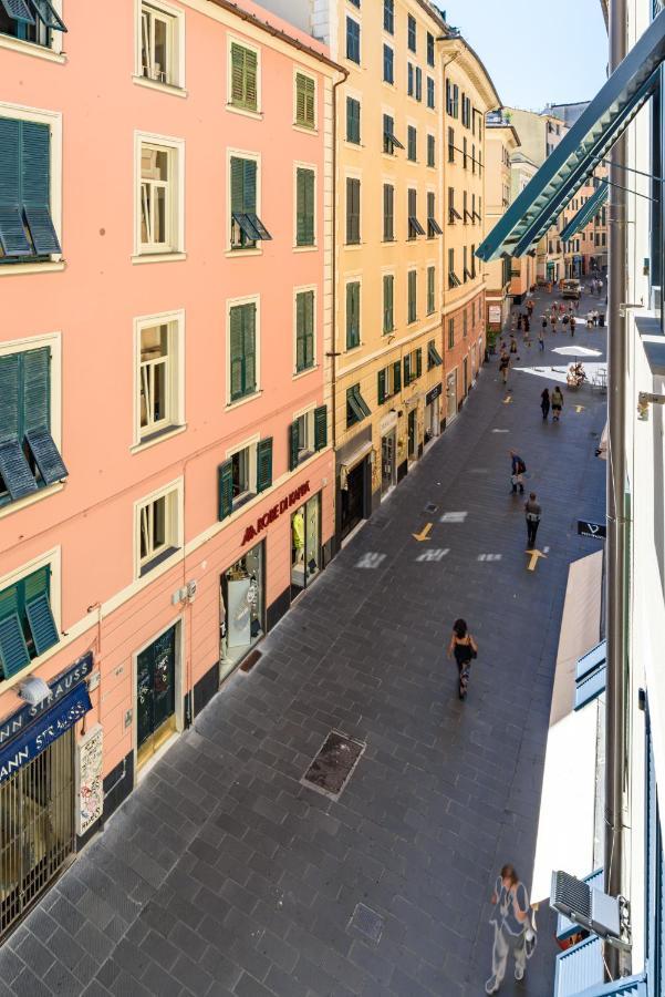 Esclusivo 130 Mq + Terrazzo Via San Vincenzo Apartment Genoa Bagian luar foto