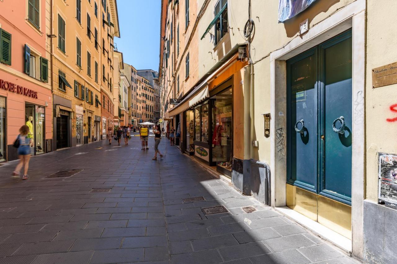 Esclusivo 130 Mq + Terrazzo Via San Vincenzo Apartment Genoa Bagian luar foto